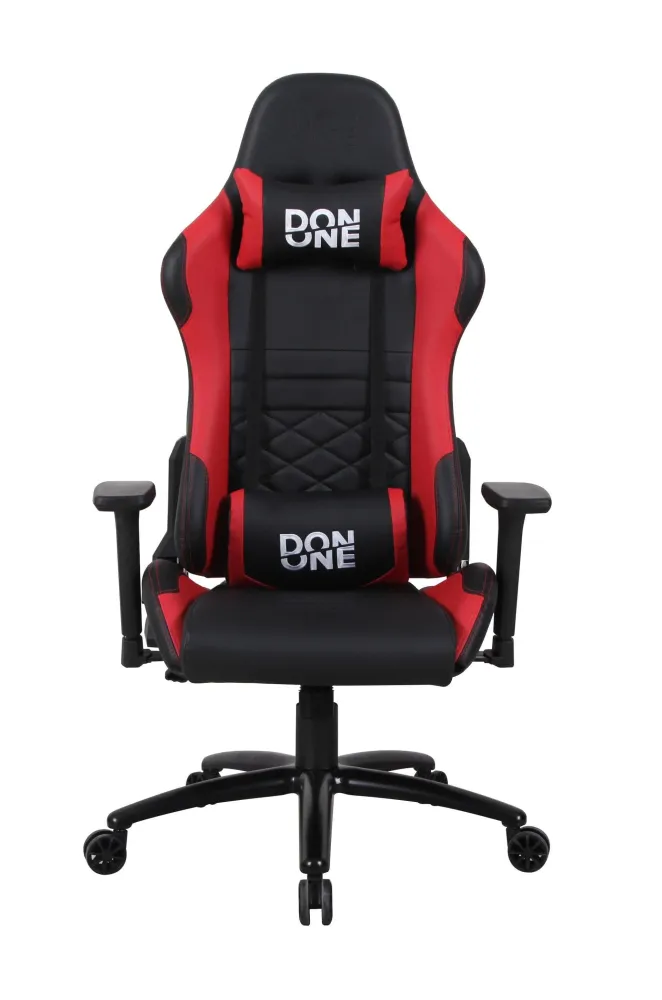 DON ONE -GC300 GAMING-STUHL Schwarz/Rot - PU-Leder - Bis zu 120 kg