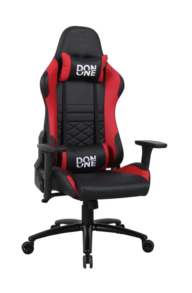 DON ONE -GC300 GAMING-STUHL Schwarz/Rot - PU-Leder - Bis zu 120 kg