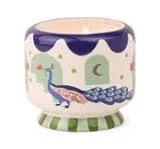 Dopo 8oz/226g Peacock Ceramic Candle - Misted Lime