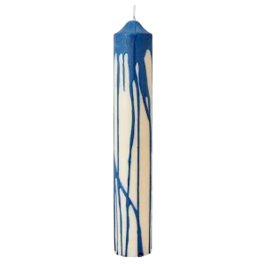 Dryp Pillar Candle - Large - Deep Blue