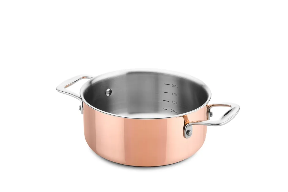 DUCQ Kupferpfannenset, klein, 6-teilig