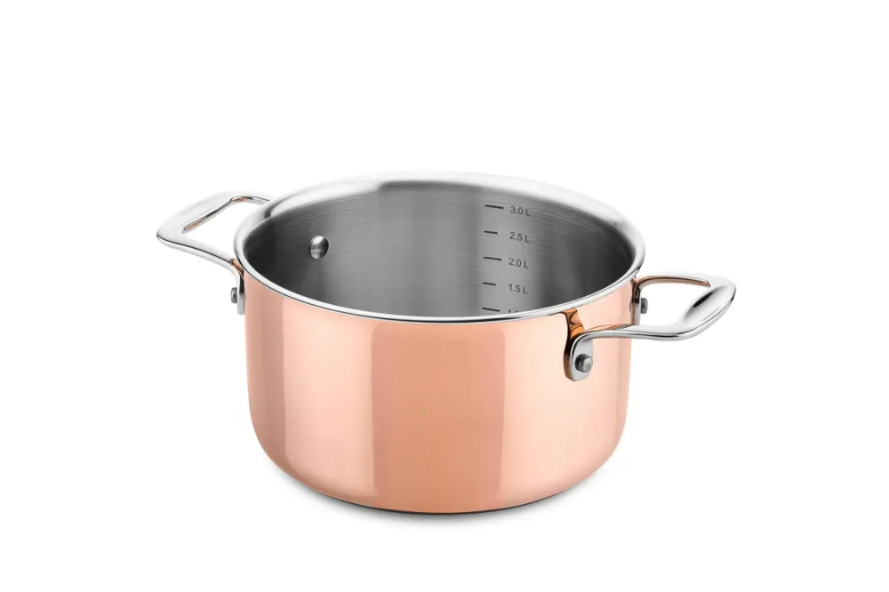 DUCQ Kupferpfannenset, klein, 6-teilig