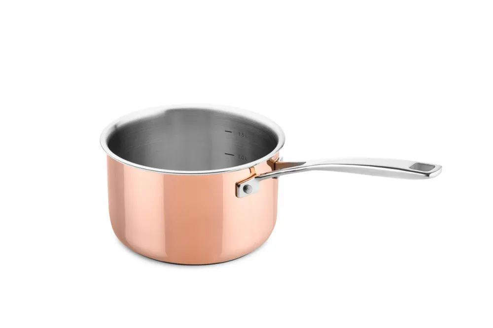 DUCQ Kupferpfannenset, klein, 6-teilig