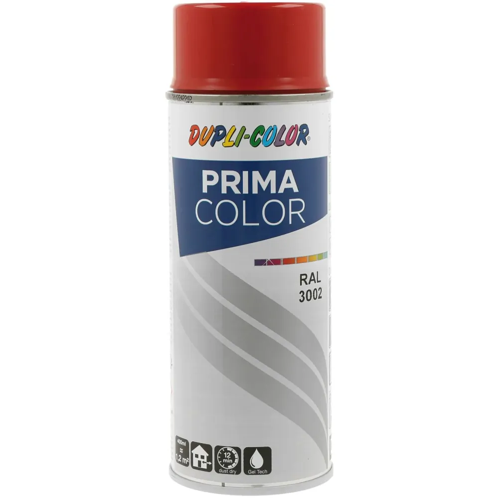 Dupli-Color Lackspray Prima 400ml, karminrot glänzend / RAL 3002