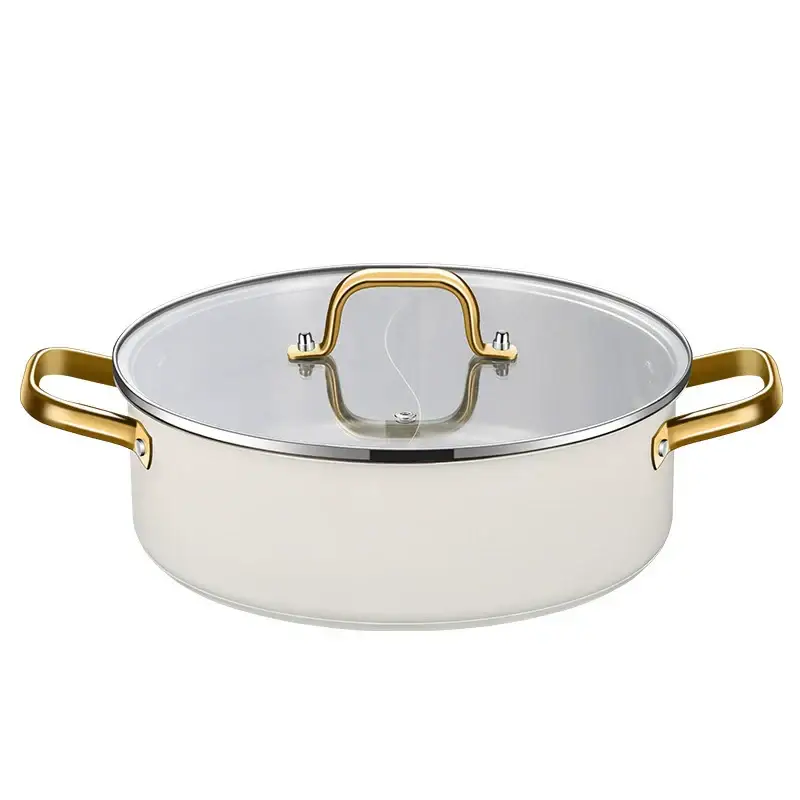 Edelstahltopf mit zwei Glasdeckeln, 4,1–6 l