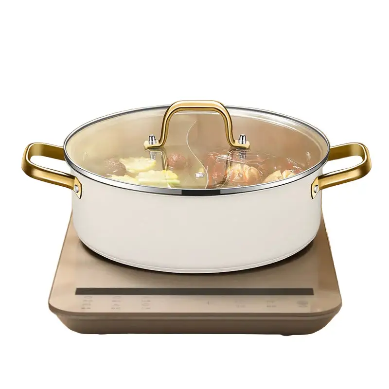 Edelstahltopf mit zwei Glasdeckeln, 4,1–6 l