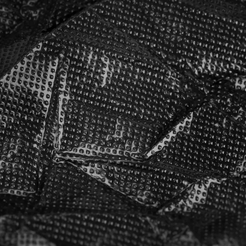 Einweg-Kunststofffolie mit elastischem Band schwarz