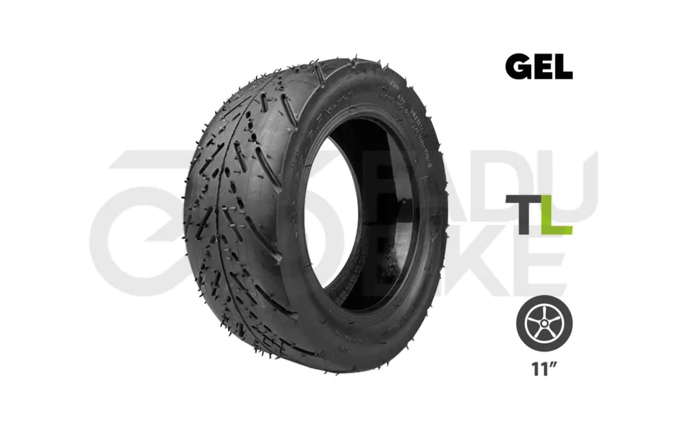 E-Scooter Tubeless Reifen 90/65-6.5 – mit Pannenschutz-Gel (11 Zoll)
