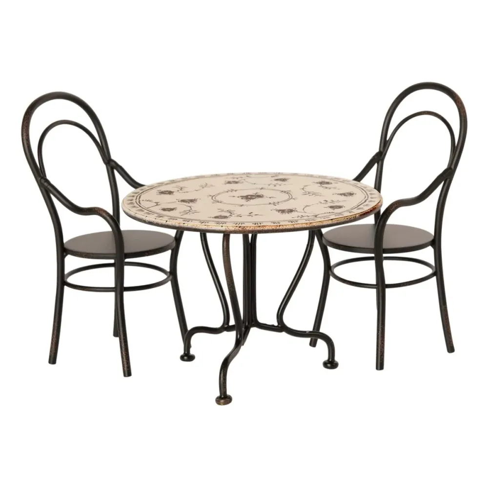 Esszimmer-Set mit 2 Stühlen