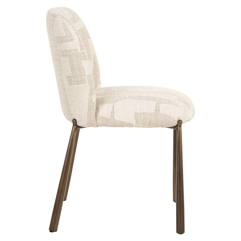Esszimmerstühle Lana beige graffic (2er-Set) (Beige graffic)