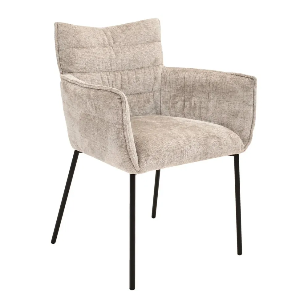 Esszimmerstuhl Goos - Grau/Beige