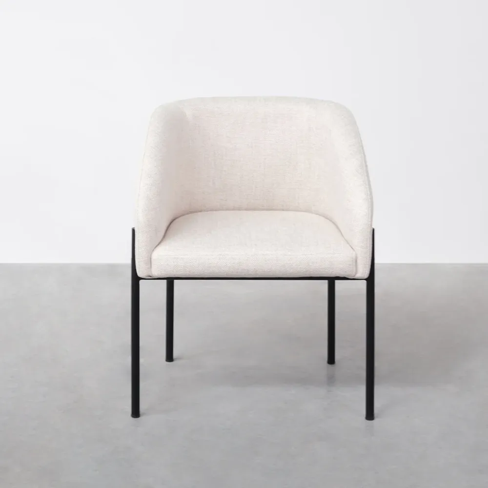 Esszimmerstuhl - Royan - Grau/Beige