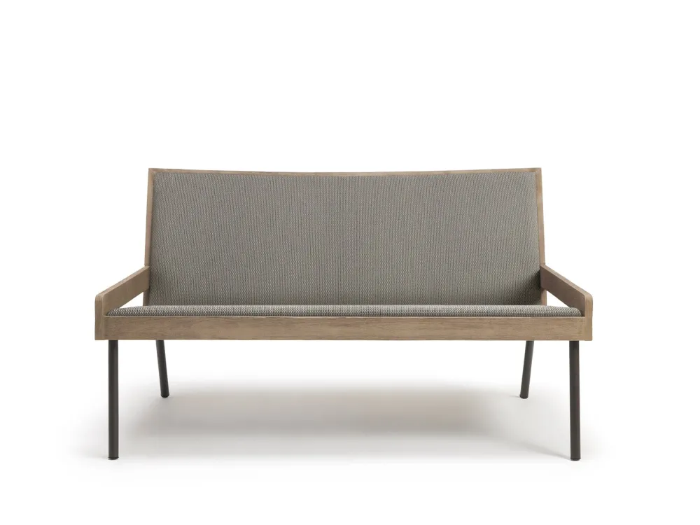 Ethimo Allaperto Urban 2-Sitzer-Sofa, Kissen nicht inbegriffen