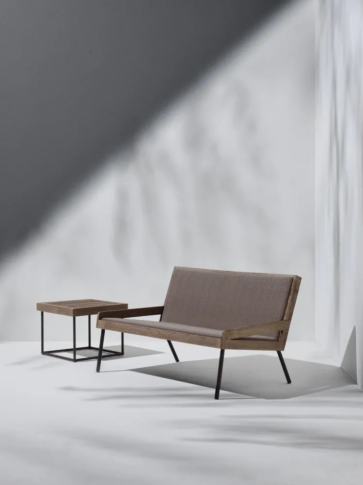 Ethimo Allaperto Urban 2-Sitzer-Sofa, Kissen nicht inbegriffen