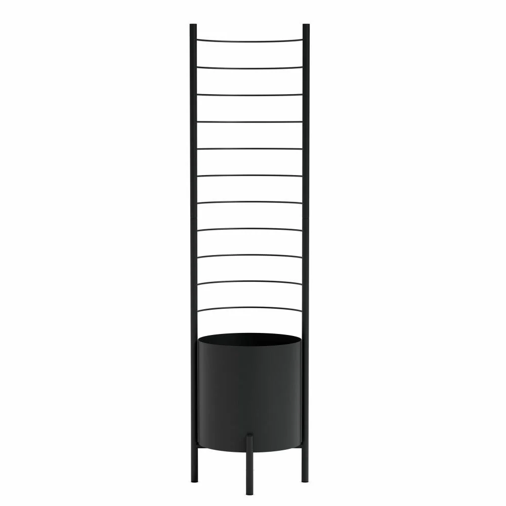 Eva Solo Spalier für Übertopf Simply Grow, Gewächsleiter, Stahl, Schwarz, 145 cm, 741010018