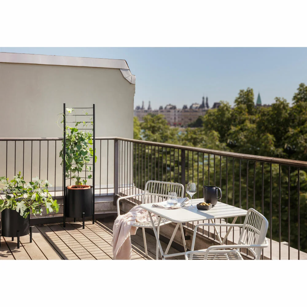 Eva Solo Spalier für Übertopf Simply Grow, Gewächsleiter, Stahl, Schwarz, 145 cm, 741010018