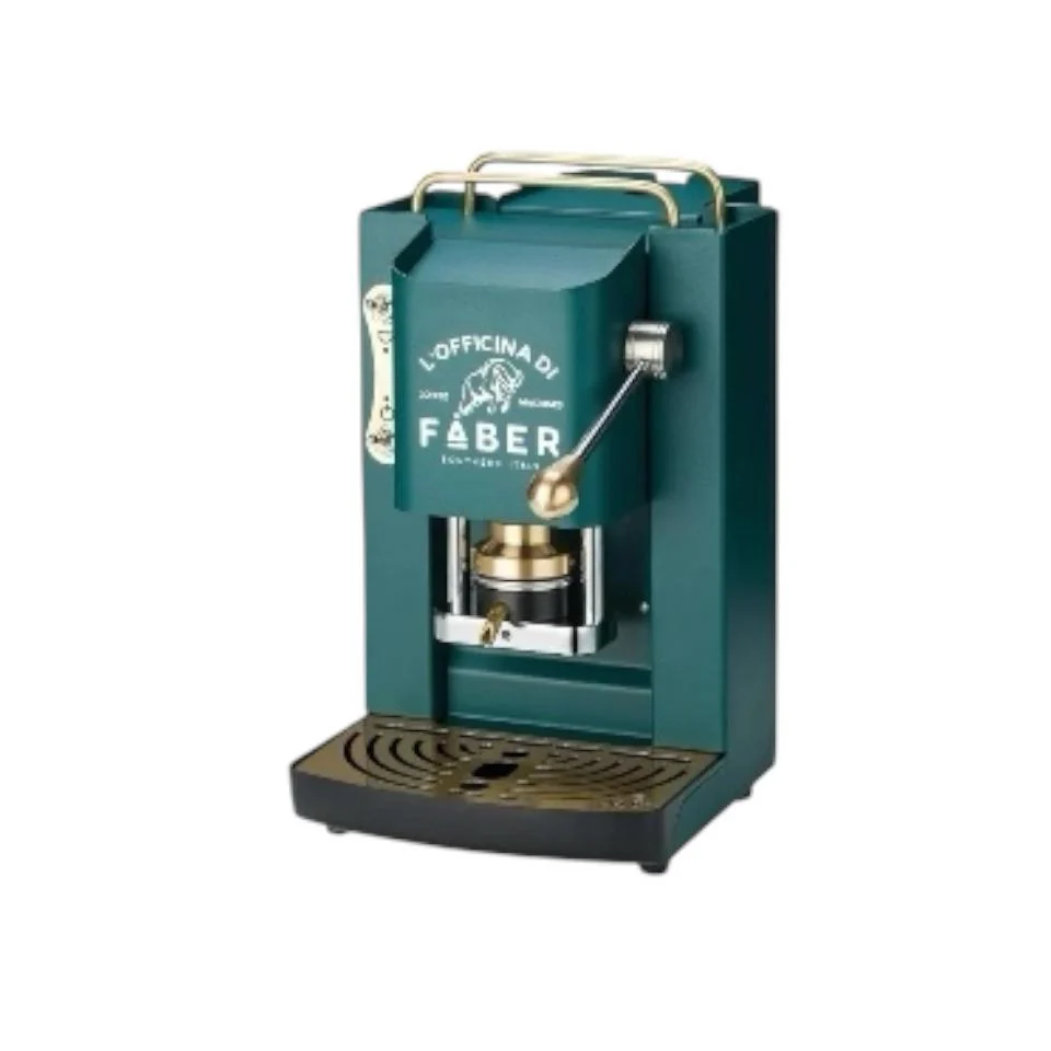 Faber Kaffeemaschine für Pads E.S.E - Pro Mini Deluxe British Green