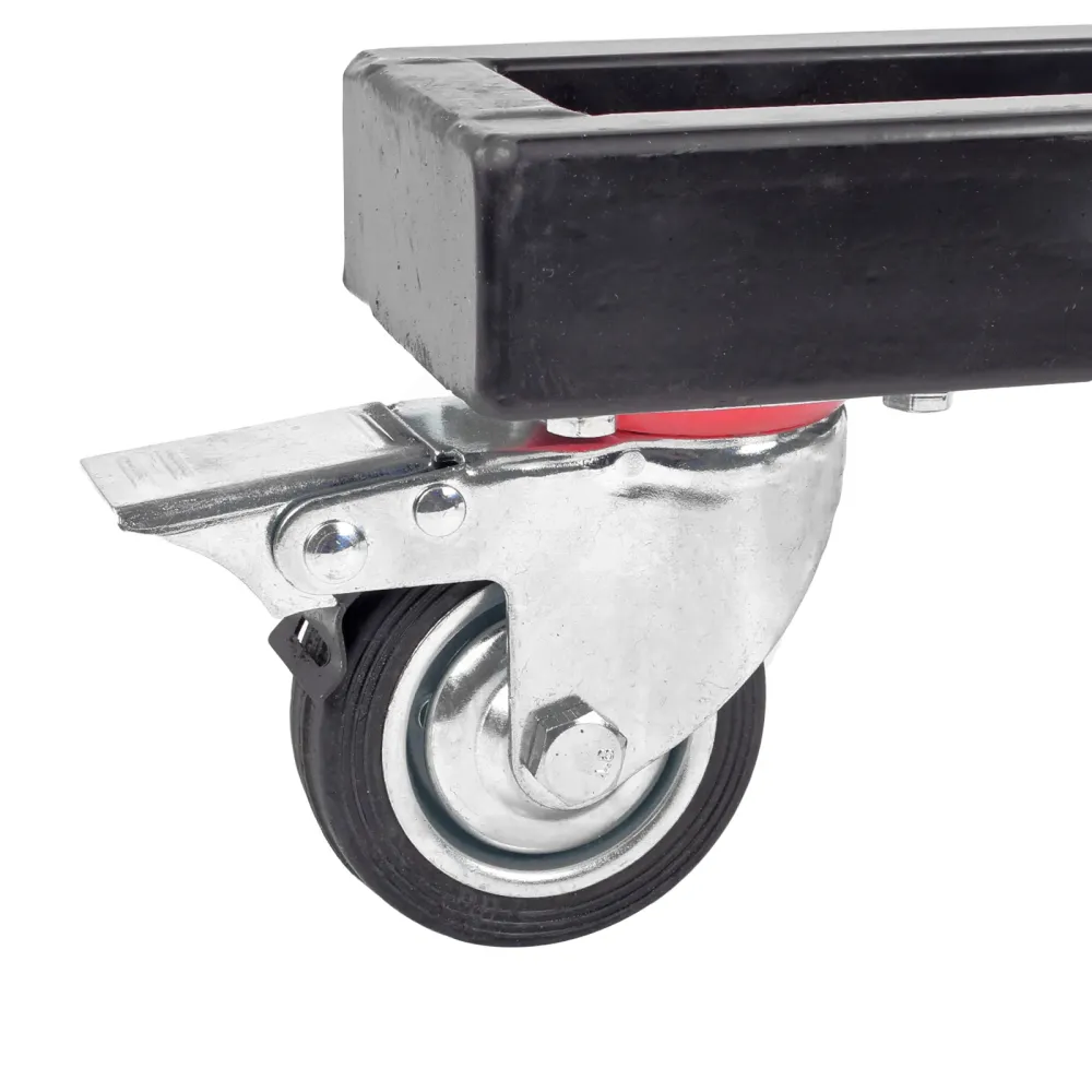 Felgenbaum Alu fahrbar schwarz 225er Reifen 4 Reifen max 100 Kg mit Bremse
