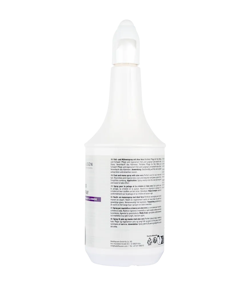 Fell- und Mähnenspray mit Aloe Vera, 1000 ml