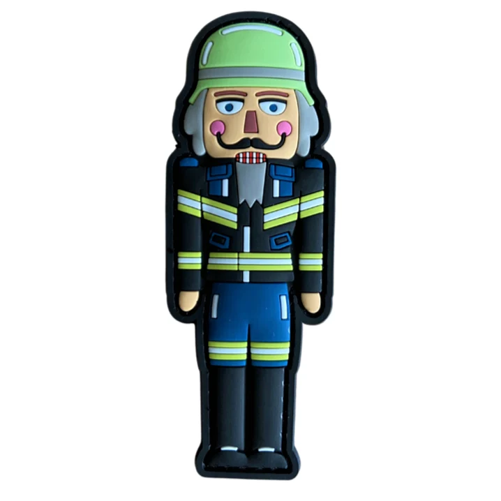 Feuerwehr Nussknacker Rubber Patch