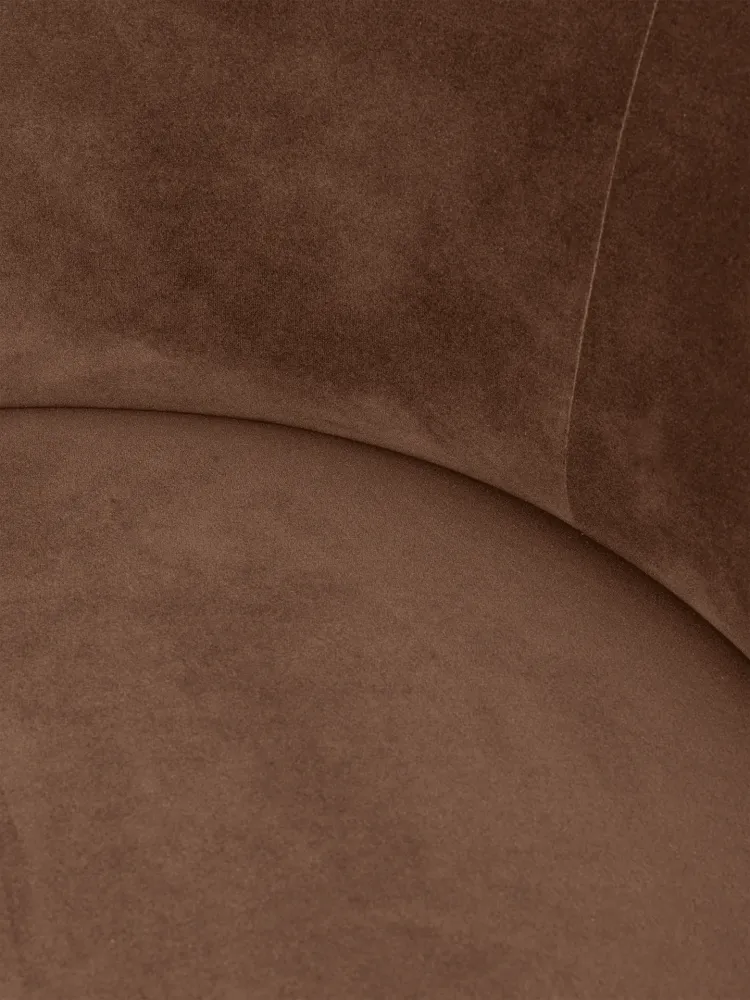 Fotel RICO LOUNGE Rich Velvet braun