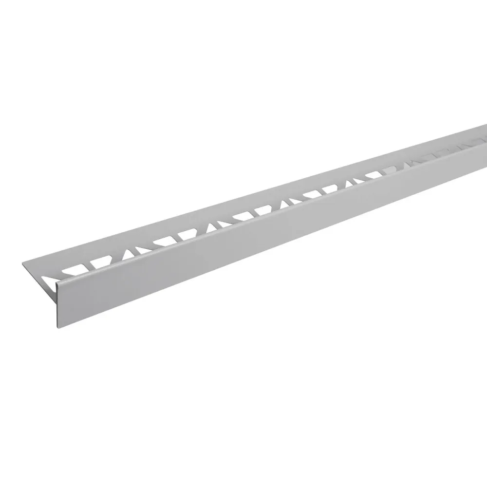 Gefällekeil links ( Blickrichtung zur Rinne) SHOWER-GK Edelstahl (V2A/304) strukturbeschichtet betongrau RAL 0006500 10mm...