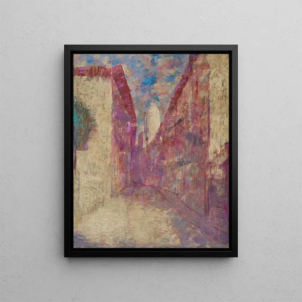 Gemälde Rue Fontarabie - Odilon Redon