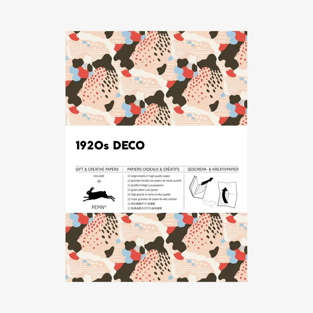 Geschenk- und Kreativpapierbuch / 1920er Déco / Band 106 / 12Blatt