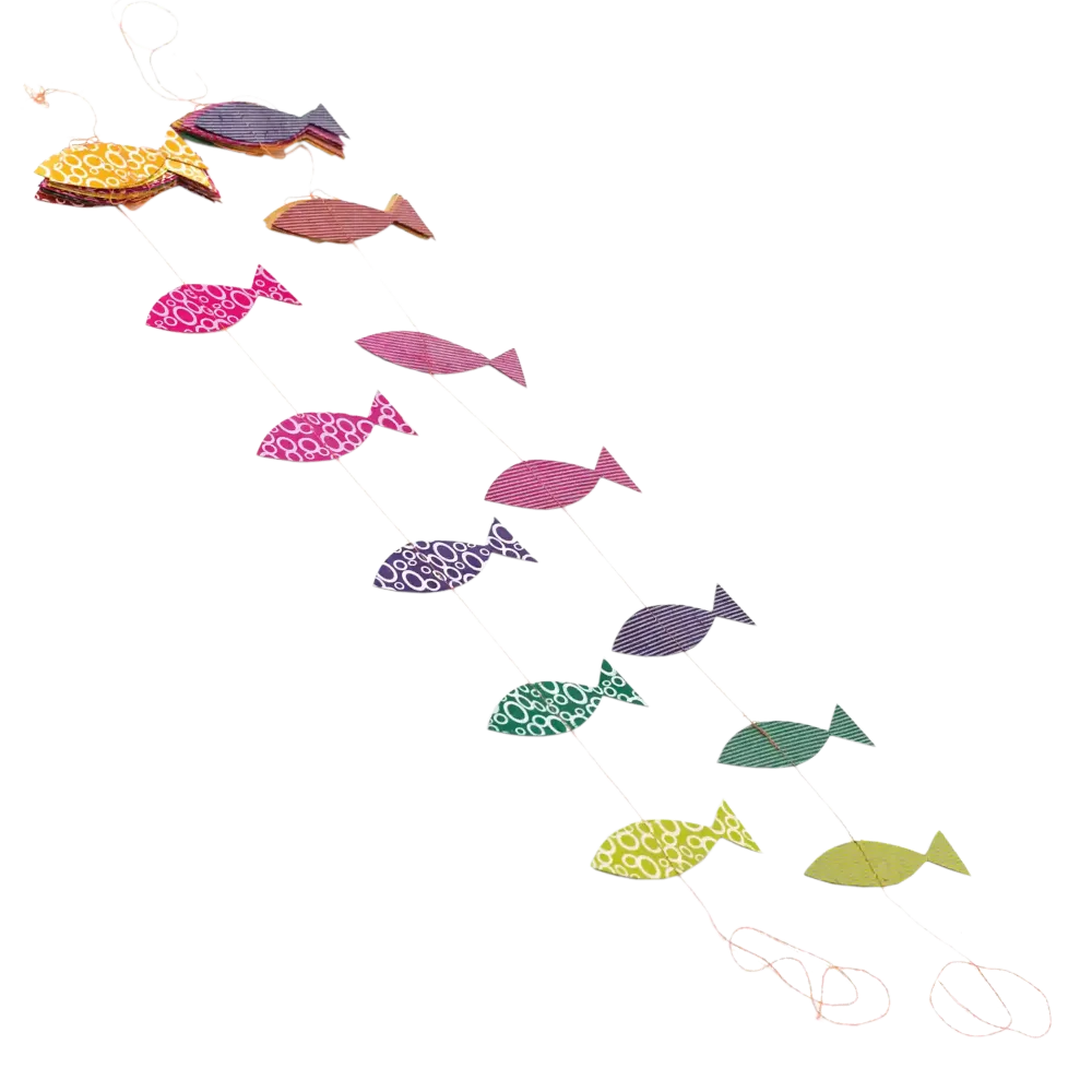 Girlande / Fische / 120cm lang