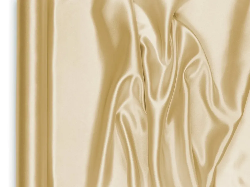 Gold Tischläufer Satin 9m