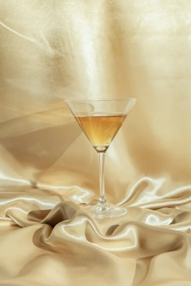 Gold Tischläufer Satin 9m