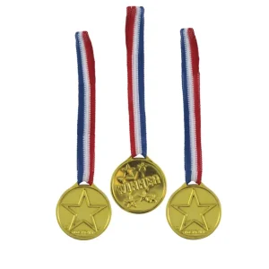 Goldene Medaillen Winner, mit Band, 24 Stück