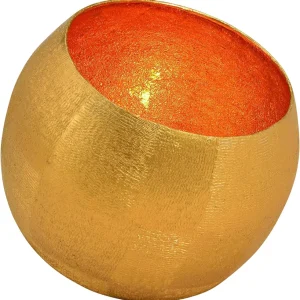 Goldener Teelichthalter Groß