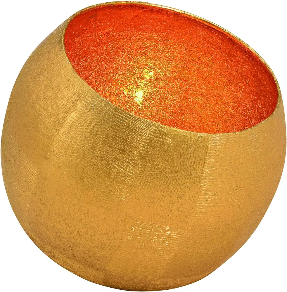 Goldener Teelichthalter Groß