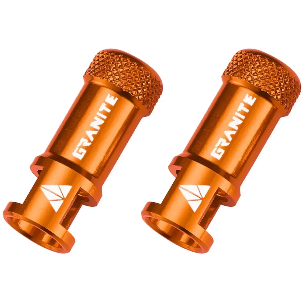 GRANITE DESIGN JUICY NIPPLE Ventilstopfen (x2) Orange