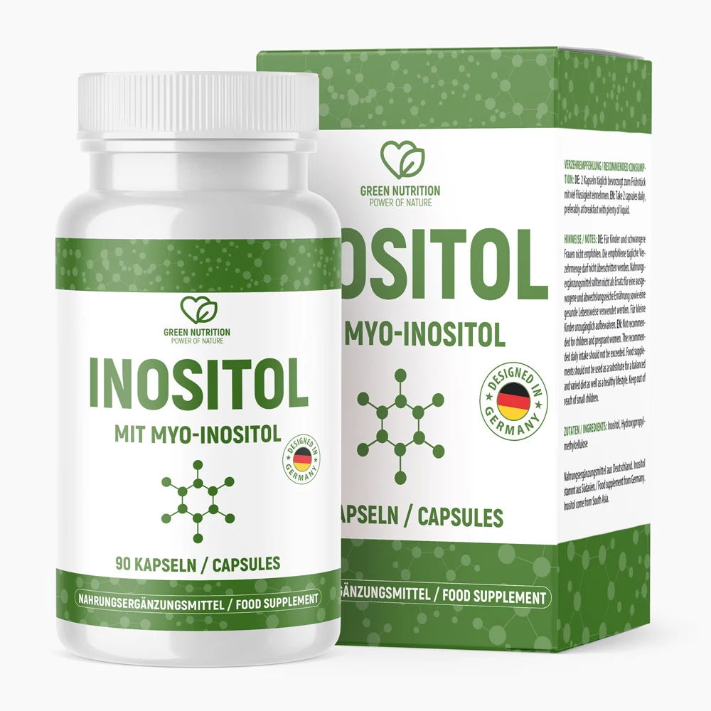 GREEN NUTRITION Inositol Kapseln mit Myo Inositol (90 Kapseln)
