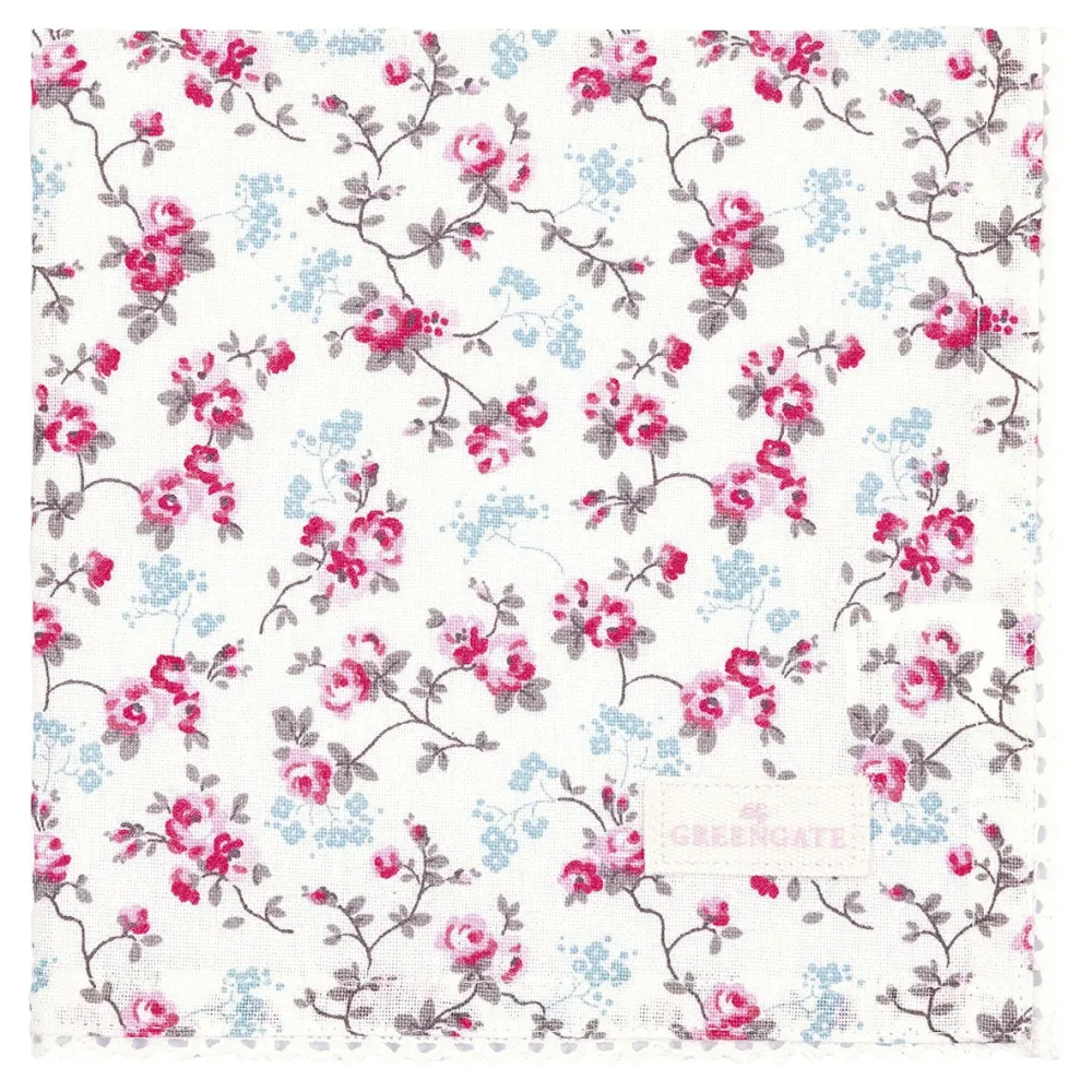 GreenGate - Elsy Stoffserviette mit Spitze White