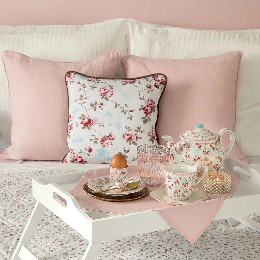 GreenGate - Elsy Stoffserviette mit Spitze White
