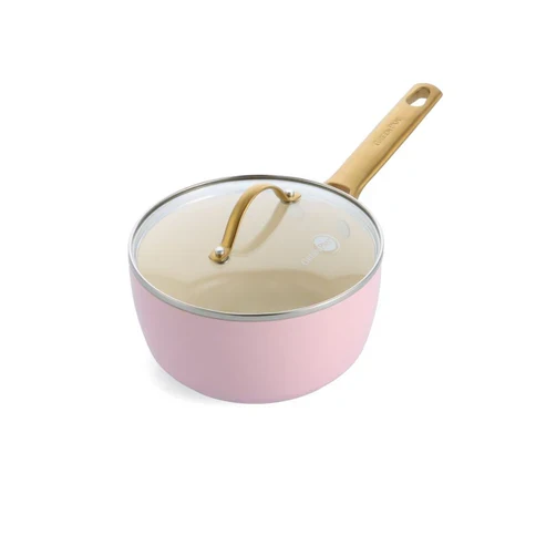Greenpan Pfannenset, 10-teilig, Farbe: „Padova Blush Pink“
