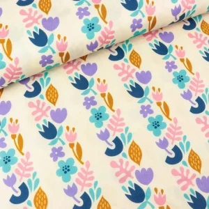 Hamburger Liebe New Cotton Satin Webware AL LAGO Felice meringa-bunt