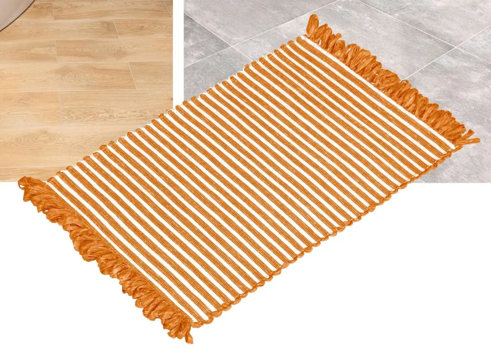Handmade Läufer 50x70 cm Gelb - Honig