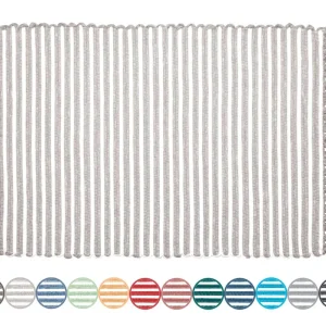Handmade Läufer 50x70 cm Grau - Beige