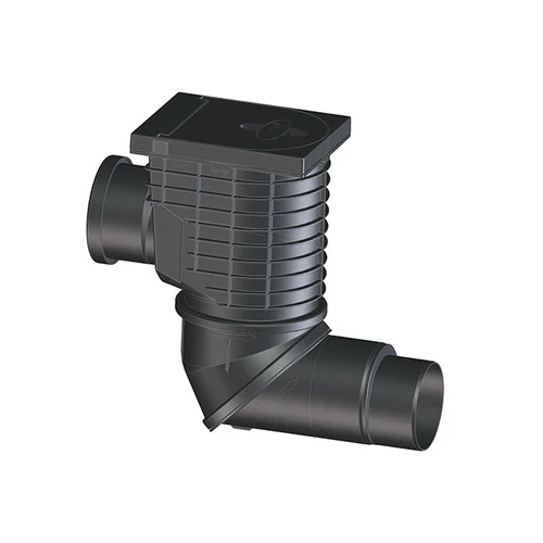 HL600NHO Regensinkkasten horizontal, DN110-Zugang und DN110/125-Abgang