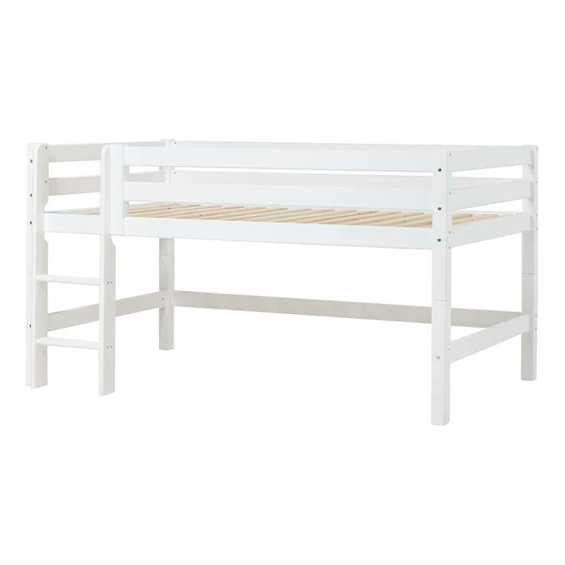 Hoppekids ECO Luxury - Halbhöhe Modul - 120x200 cm. - Weiß