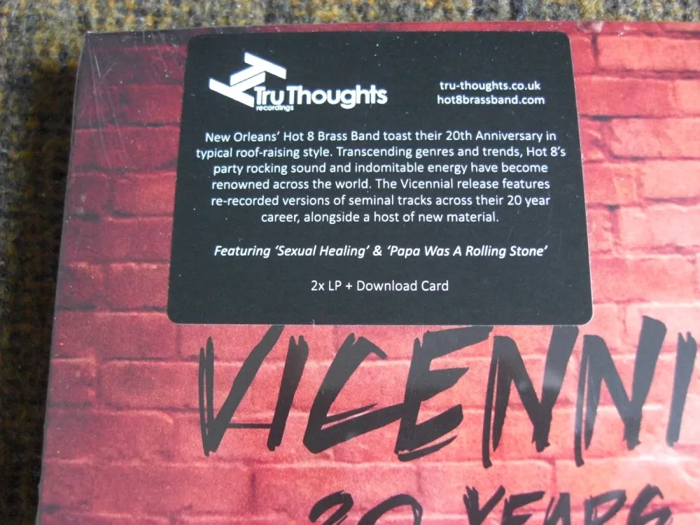 Hot 8 Brass Band – Vicennial (20 Years Hot 8 Brass Band) 2x Vinyl, LP, Album UK 2015