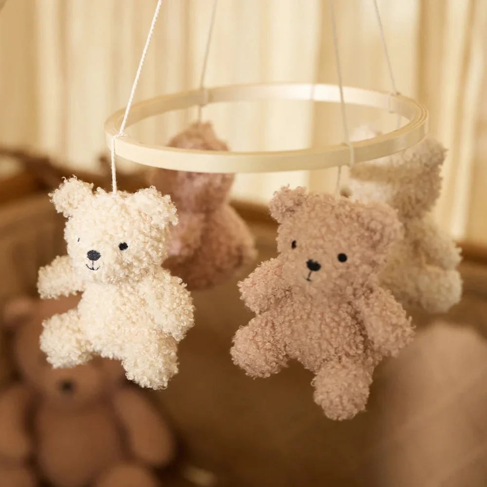 Jollein Teddybär Wild Rose Natural Kinderbett Karussell