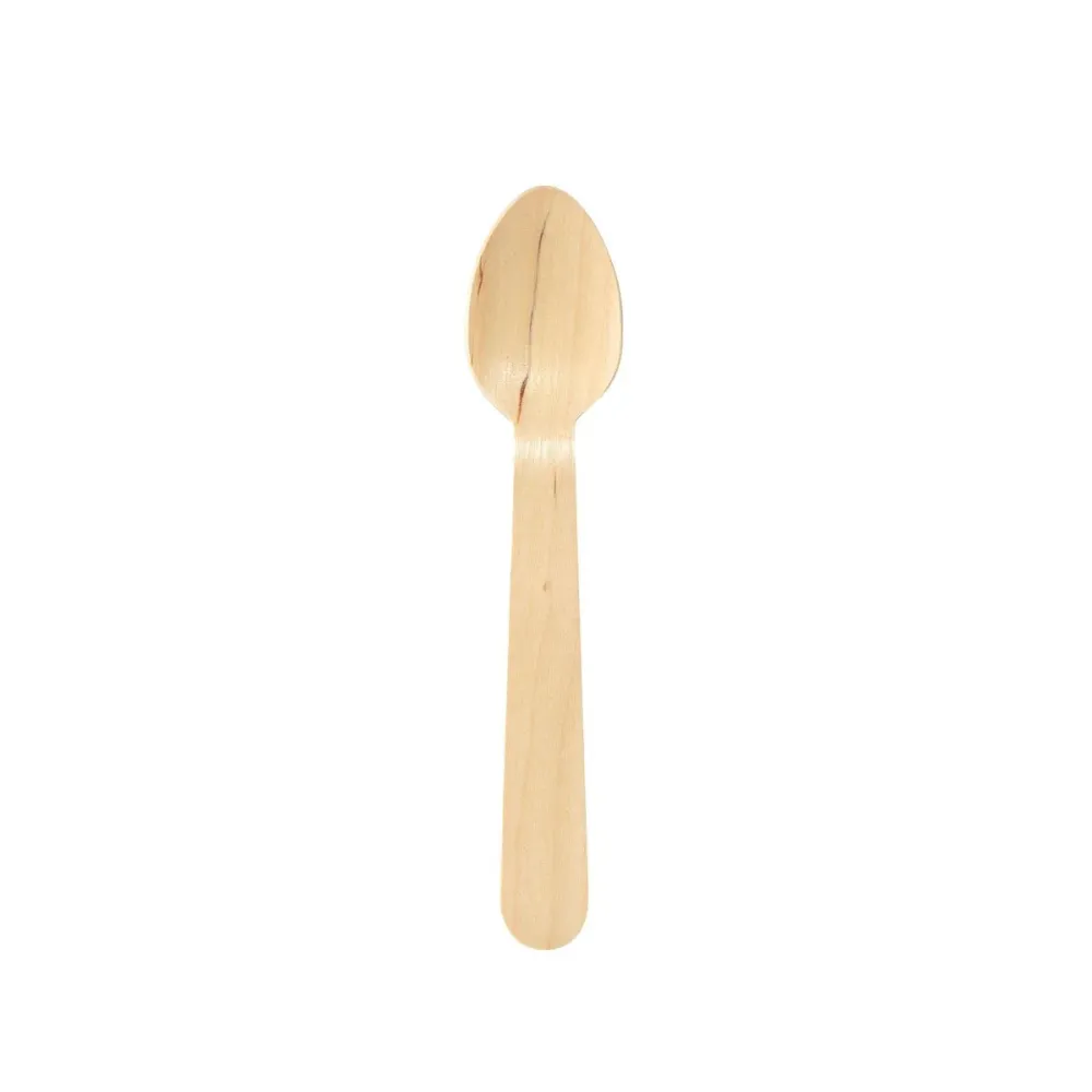 Kaffeelöffel 110 mm, Holz gewachst Natural gewachst 110 | Packung (100 Stück)