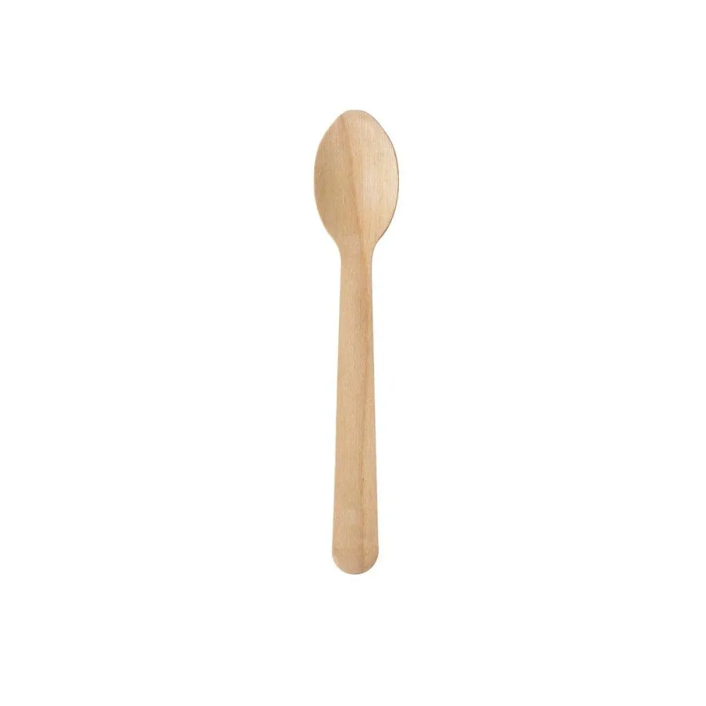 Kaffeelöffel Silva 130 mm, Holz gewachst Natural gewachst 130 | Packung (100 Stück)