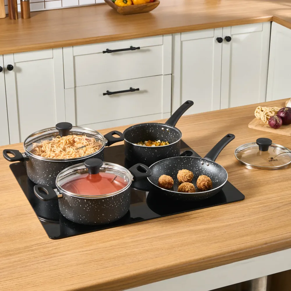 Cookplus Aura Roller 7-teiliges Kochgeschirr-Set KARACA