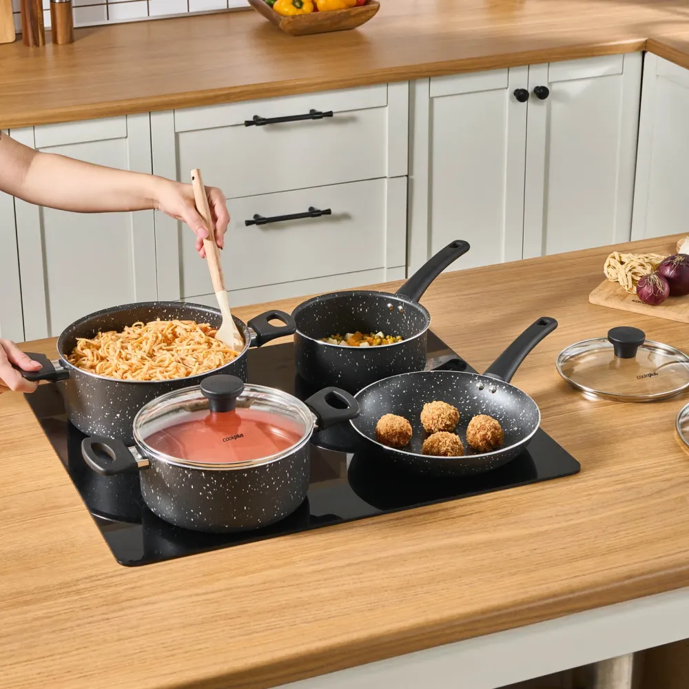 Cookplus Aura Roller 7-teiliges Kochgeschirr-Set KARACA